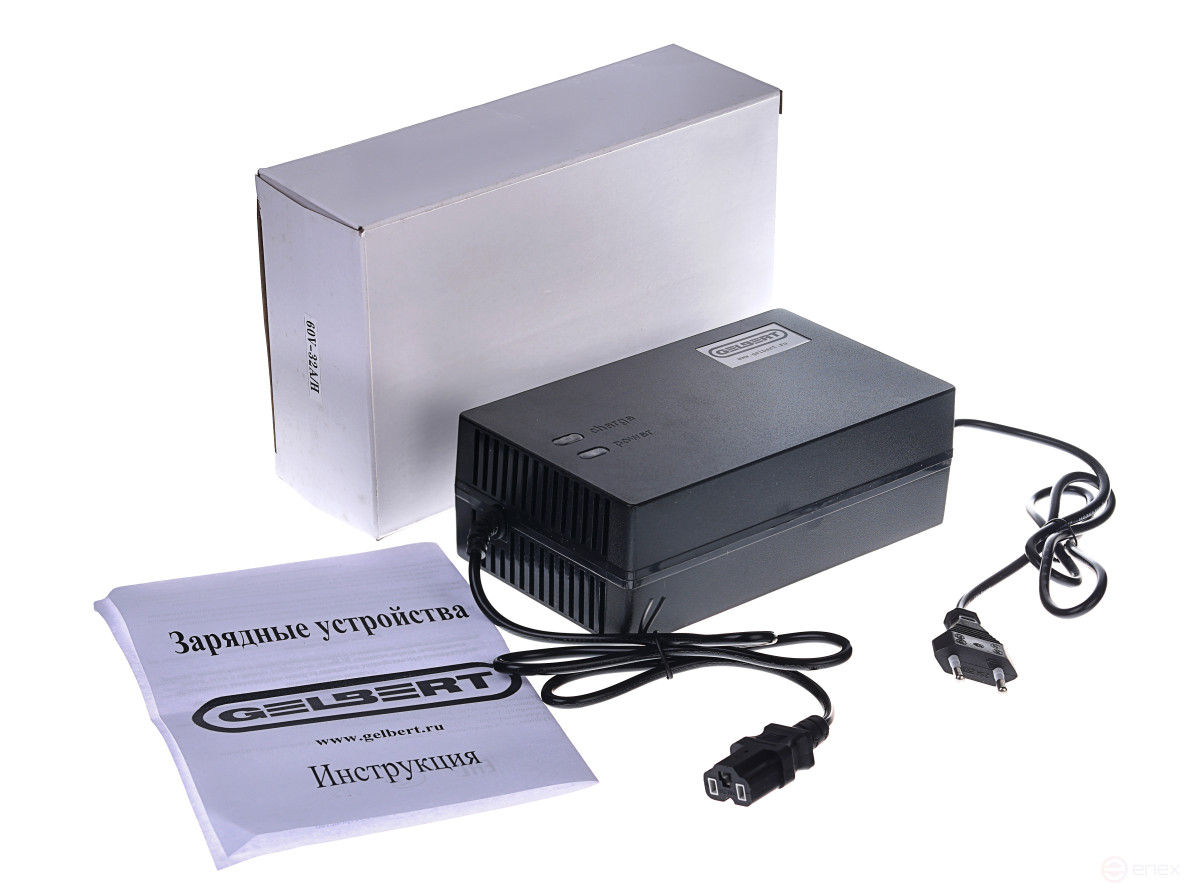 Зарядное устройство Gelbert для свинцовых аккумуляторов 60V32A/H (4.5A)