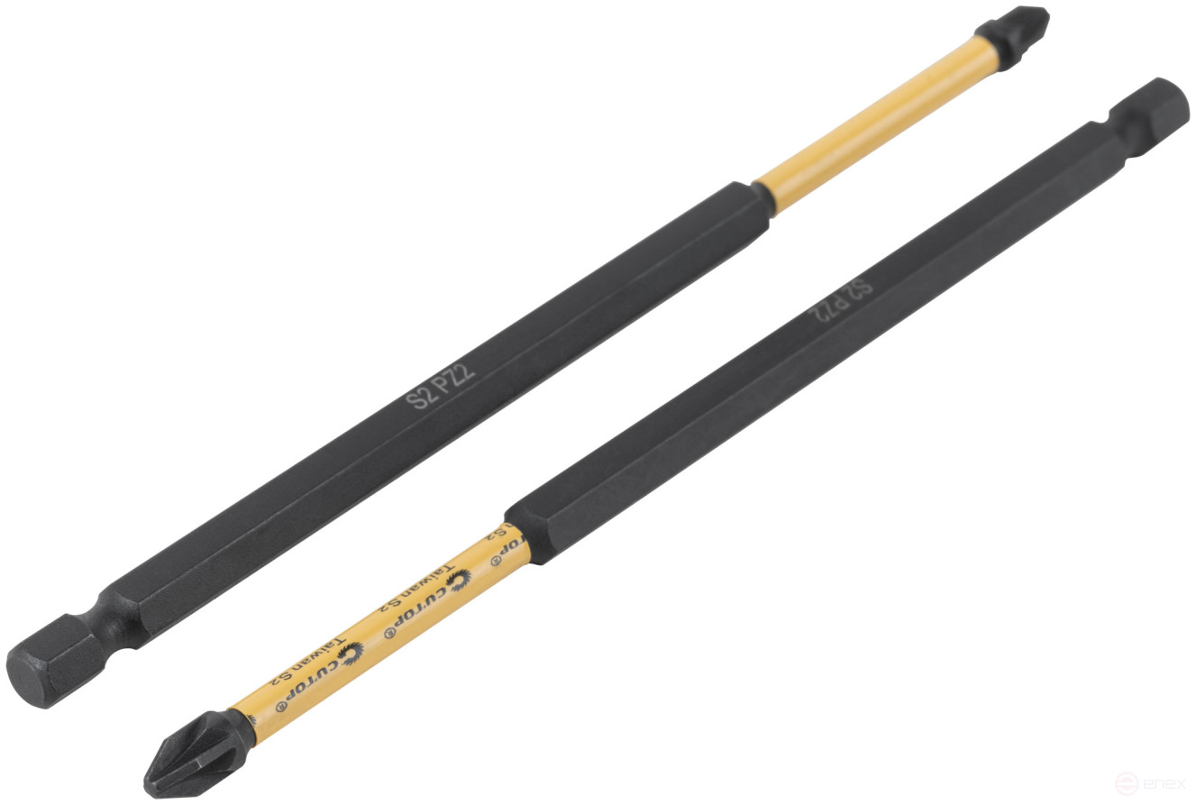 Набор торсионных бит, 2шт., CUTOP Profi Plus, PZ2, 150 мм