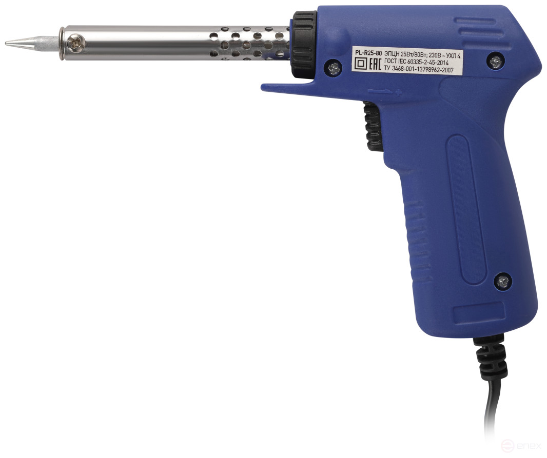 Паяльник ЭРА PL-R25-80W пистолетного типа, двухрежимный 25Вт/80 Вт 230 В