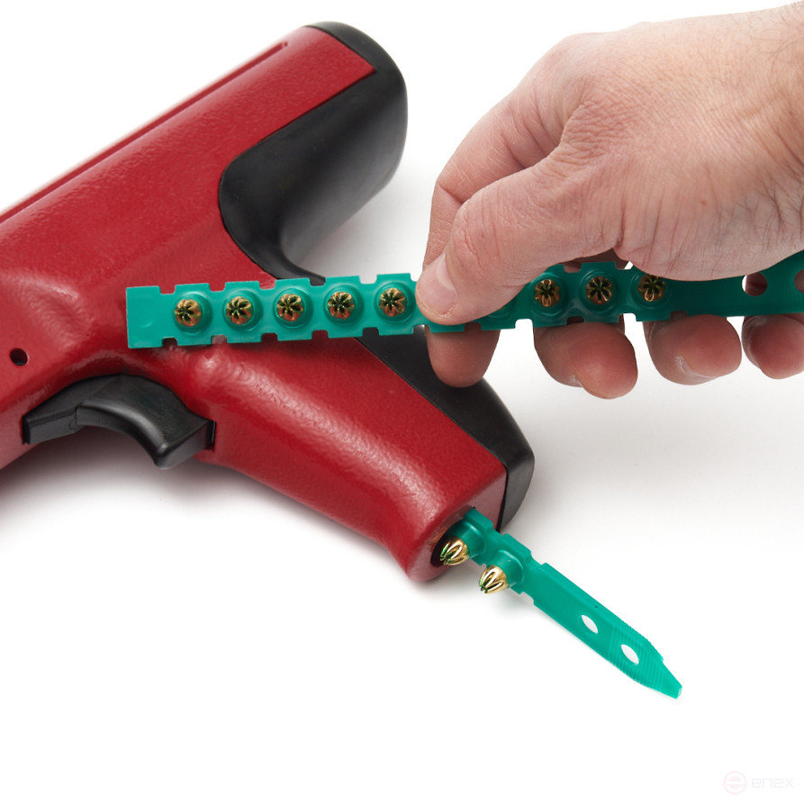 Монтаж. патрон в кассете К-3 для порох. монтаж. пистолетов (кал. 6,8х11 мм, зелен.,100 шт/уп) FEDAST