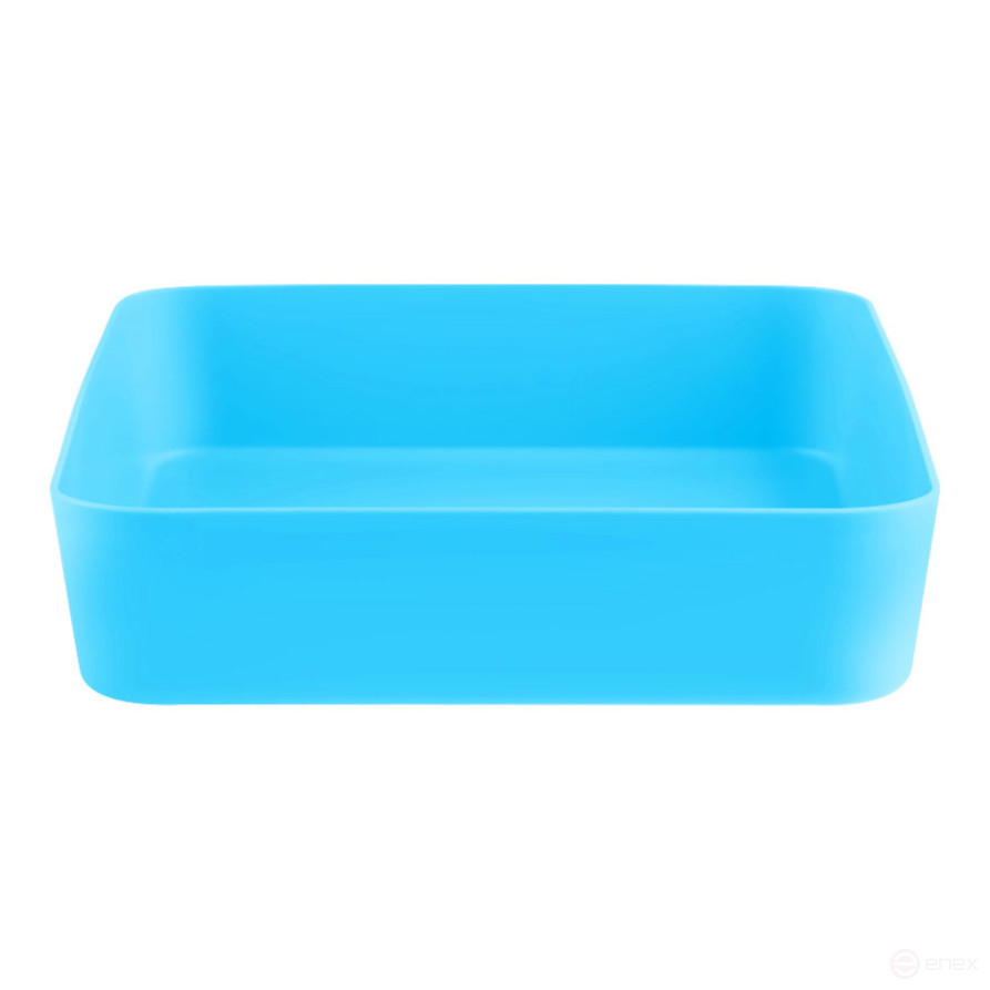 STAMM stationery tray, 18,5*26,5*4,5 cm, polypropylene, tinted blue