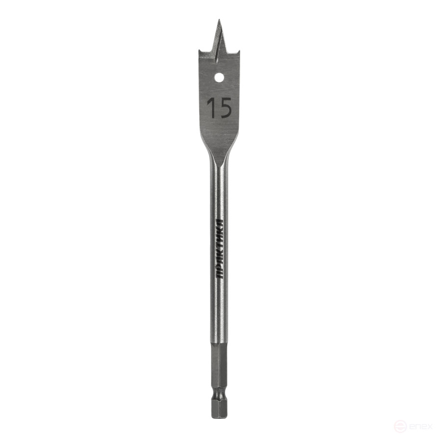 Wood drill perovoe PRAKTIKA 15 x 152 mm (1 pc.) blister (774-016)