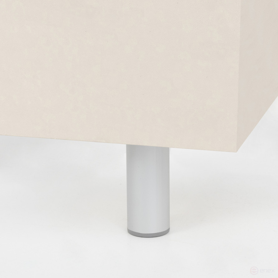 Опора меб. алюм. DAP-77 h100 с регул. алюминий AKS