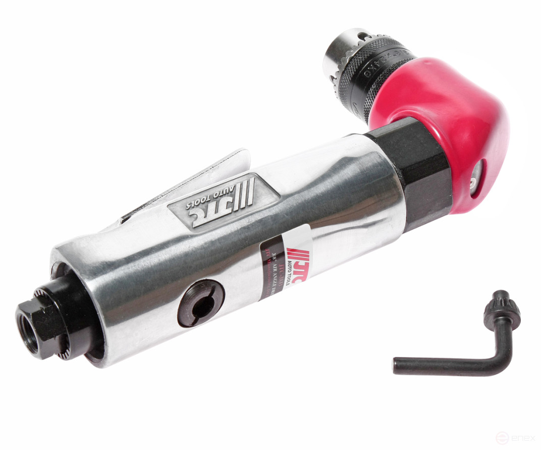 Pneumatic drill 10mm 1900rpm 90PSI angular JTC