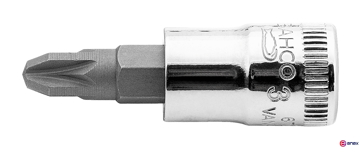 1/4" End Head with screw insert Pozidriv PZ1 SB6709PZ-1