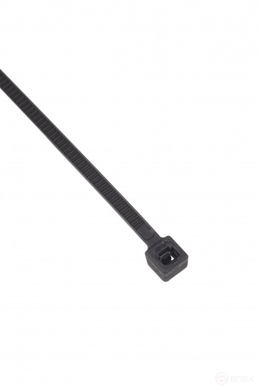 WRline WR-SHN-25-150B Стяжка-хомут 2,5х150 мм, кабельная нейлоновая 6,6, неразъемная, цвет черный (100шт)