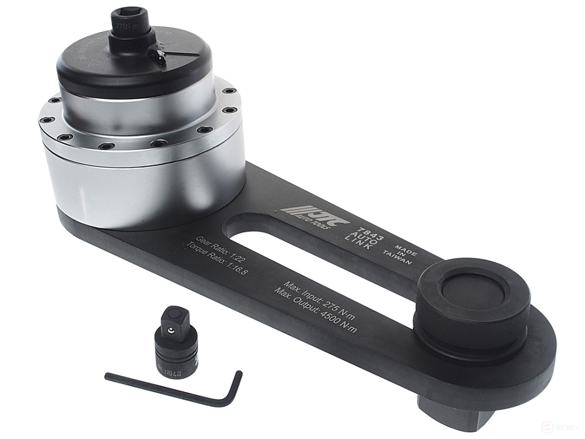 Мультипликатор 1/2"F x 1-1/2"M для усиления крутящего момента до 4500Нм JTC