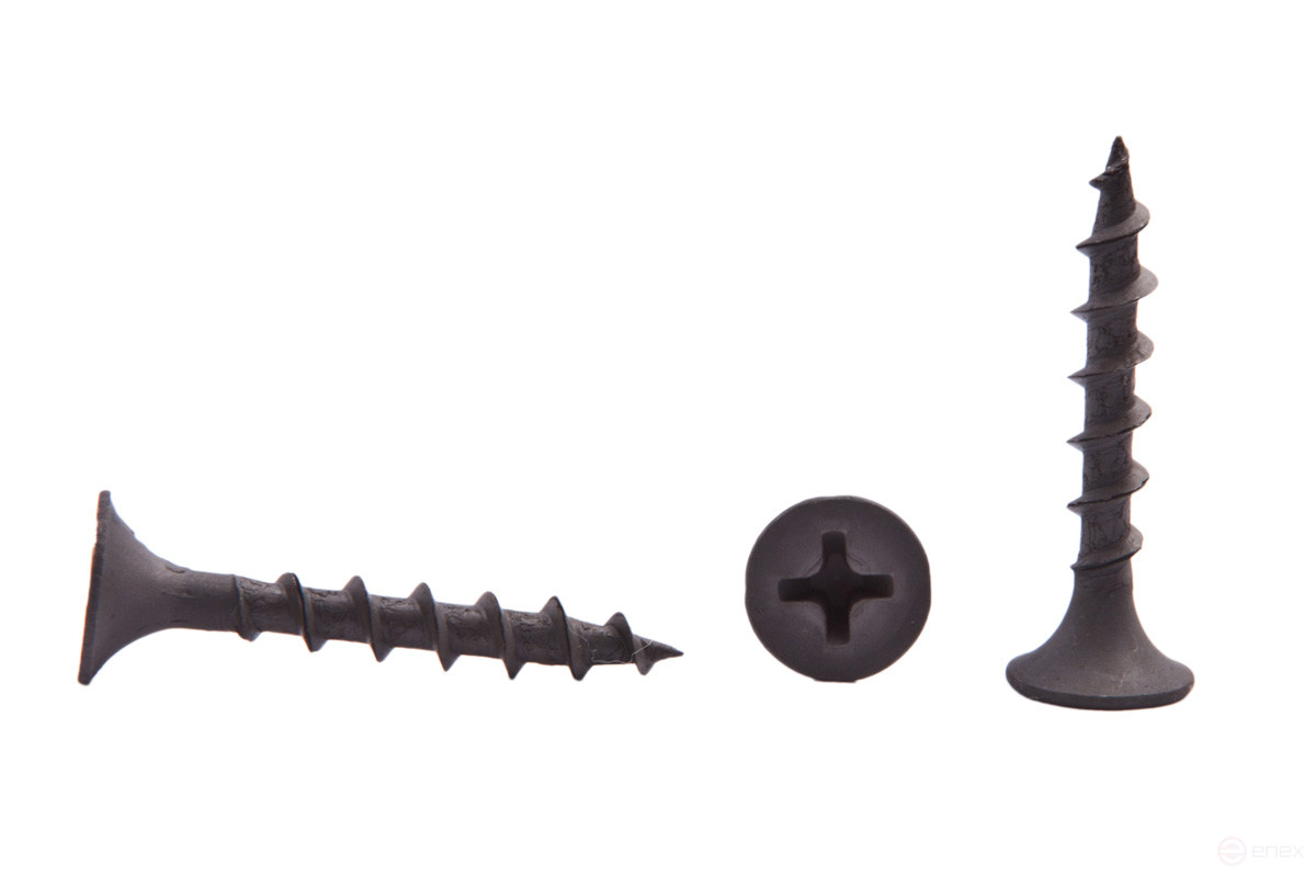 Саморез для гипсокартона 3,5*32 крупный шаг (уп/1тыс.шт) AKS