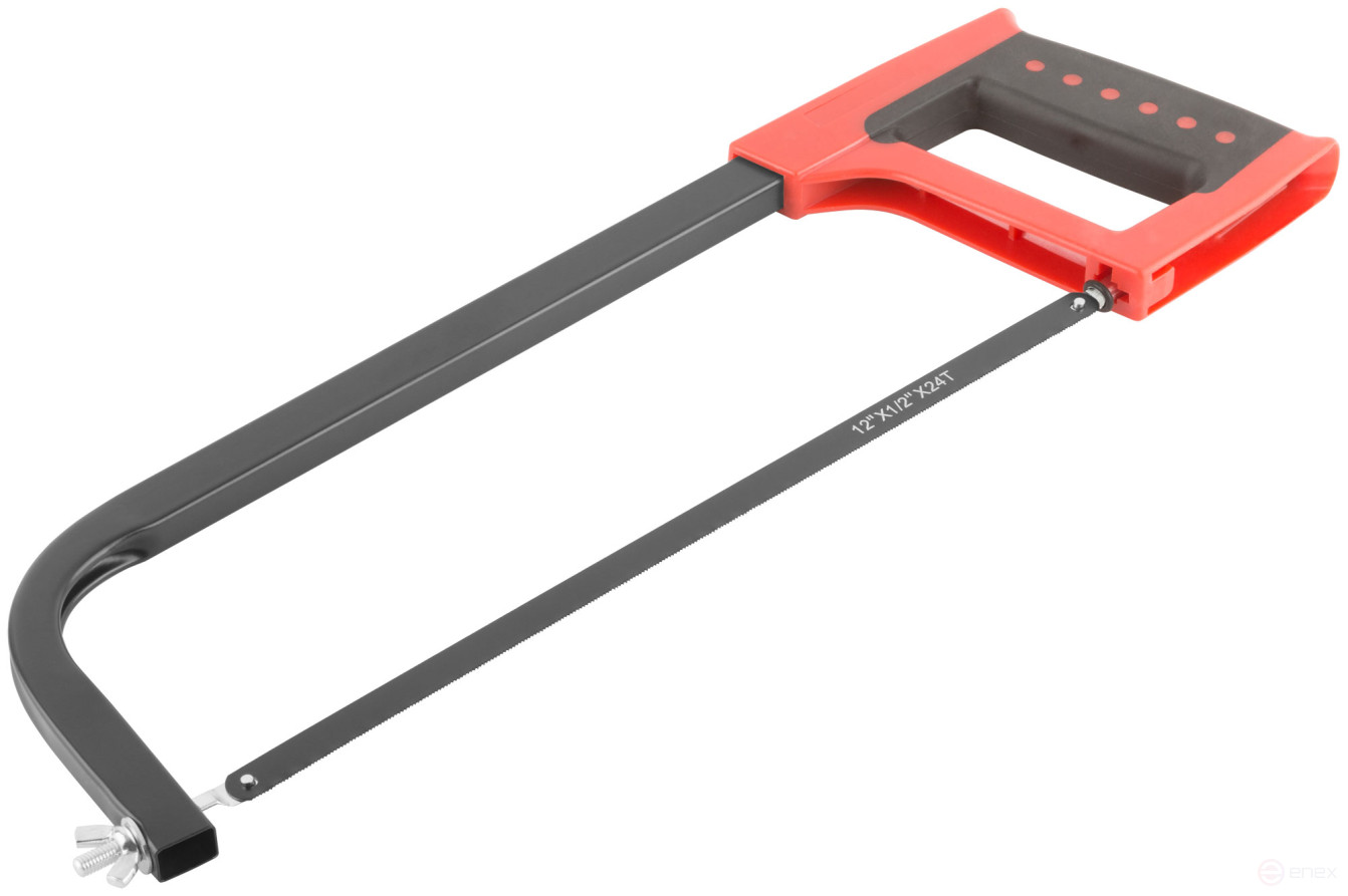 300 mm metal hacksaw, plastic rubberized handle