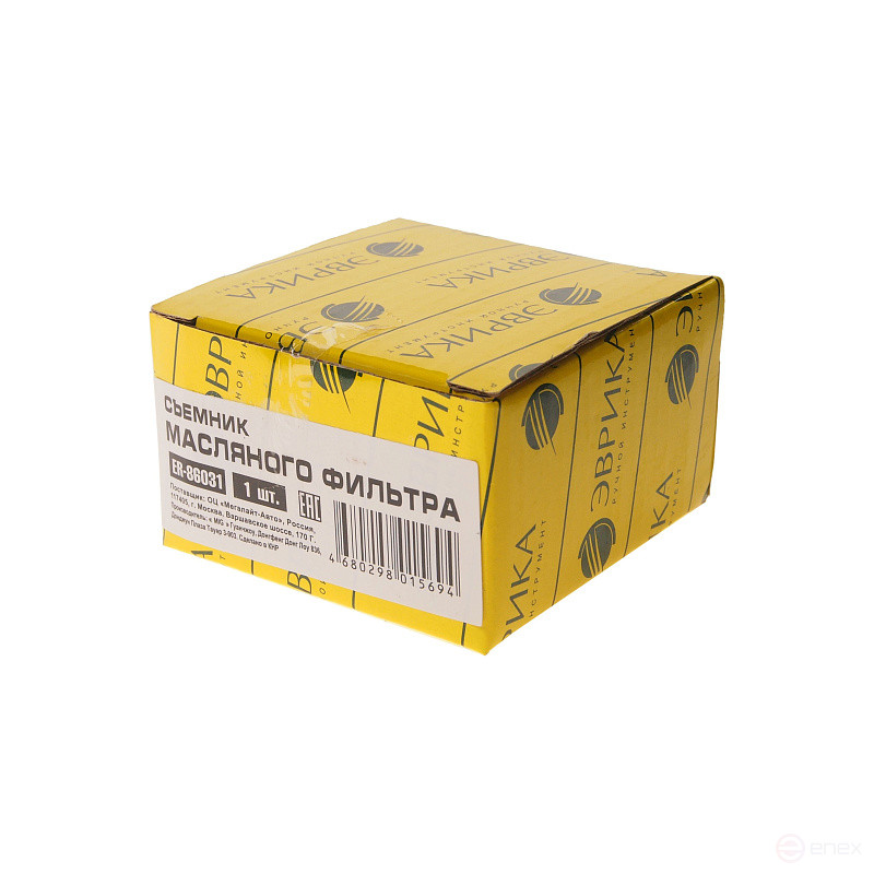 Съемник масляного фильтра ER-86031 9.5 мм., рабочий диапазон: 64-86 мм. ЭВРИКА 1/72