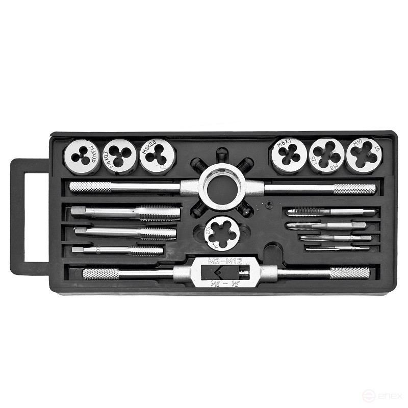 Set of taps and dies ER-00161:metric 16pr. EUREKA /1