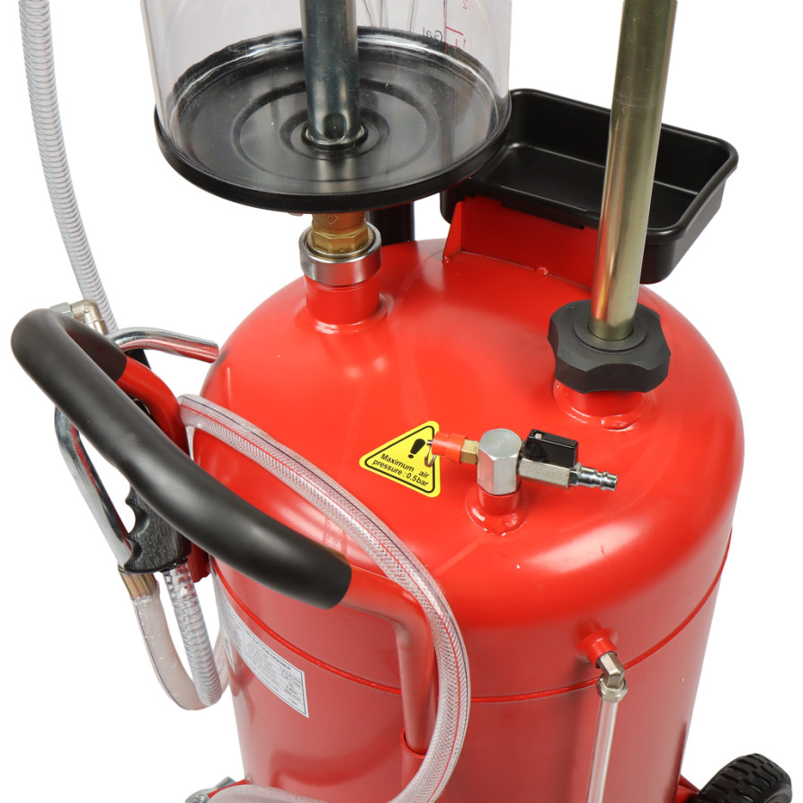 Установка для замены масла 70л с поворотным поддоном 10л и колбой GTE