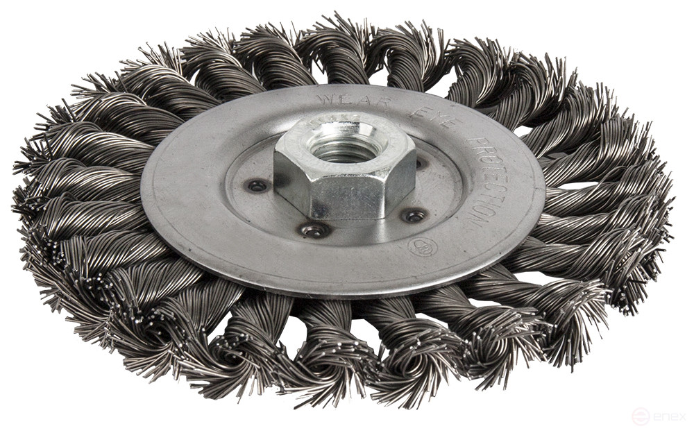 Кордщетка для МШУ радиальная витая ПРАКТИКА 175 мм, М14 (242-670)