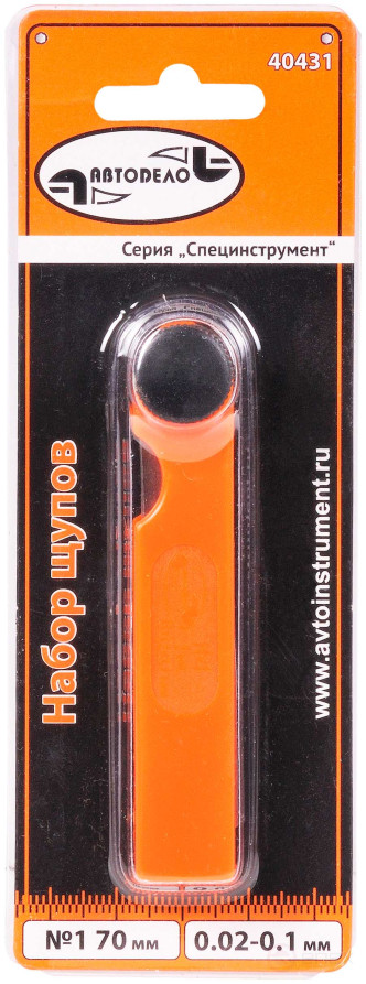 Probe set No. 1 70mm (0.02-0.1mm) (blister) Avtodor 40431