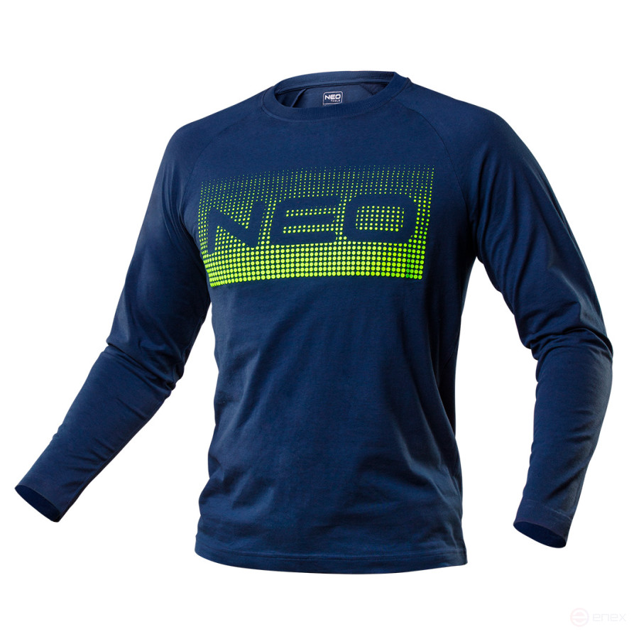 PREMIUM T-shirt with long sleeves, NEO print, size XL