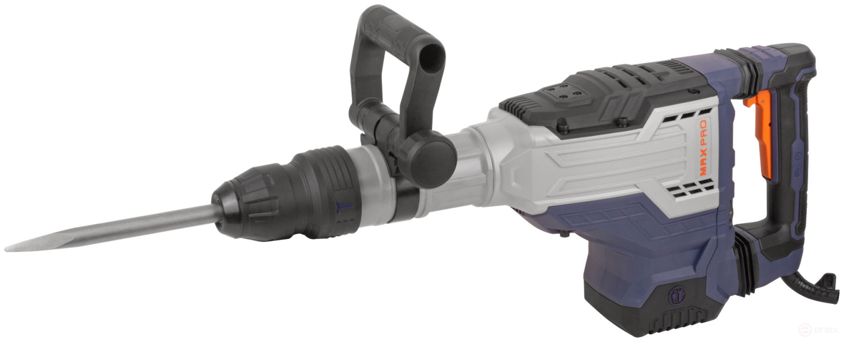 MAX-PRO Electric jackhammer 1700 W; 200-2100 rpm; 45 J; SDS-MAX; 11.5 kg; rubber cable; additional brushes; case