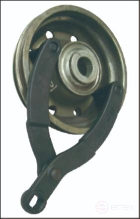 Universal camshaft pulley lock with a set of attachments in the JTC case