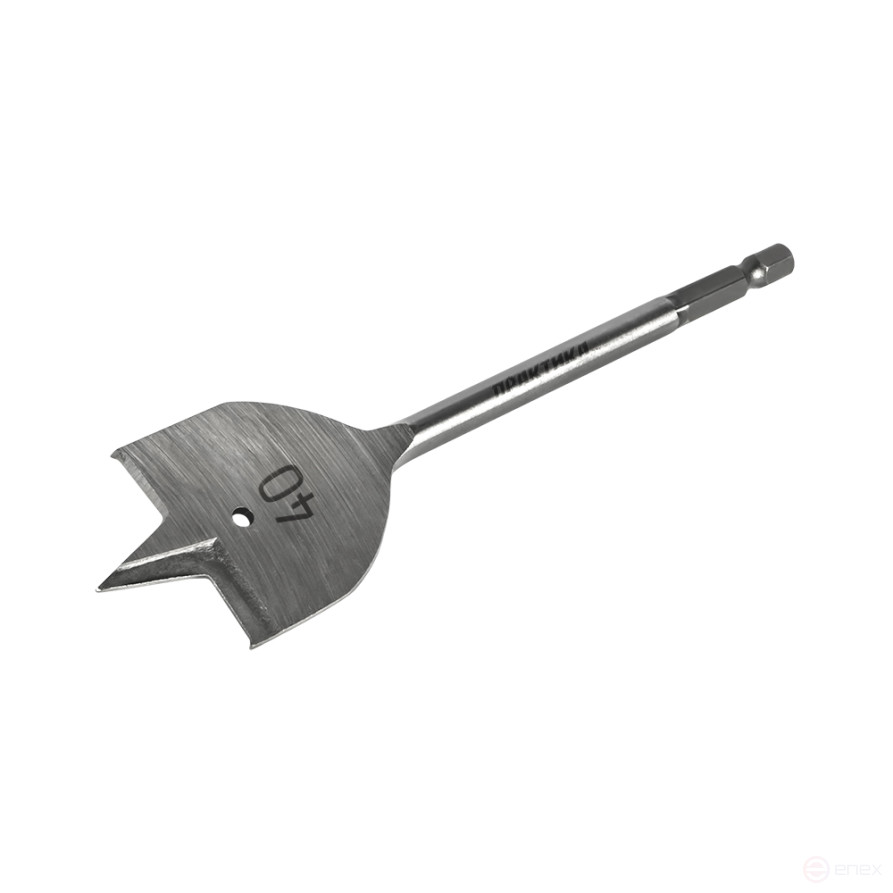 Сверло по дереву перовое ПРАКТИКА 40 х 152 мм (1шт.) блистер (033-031)