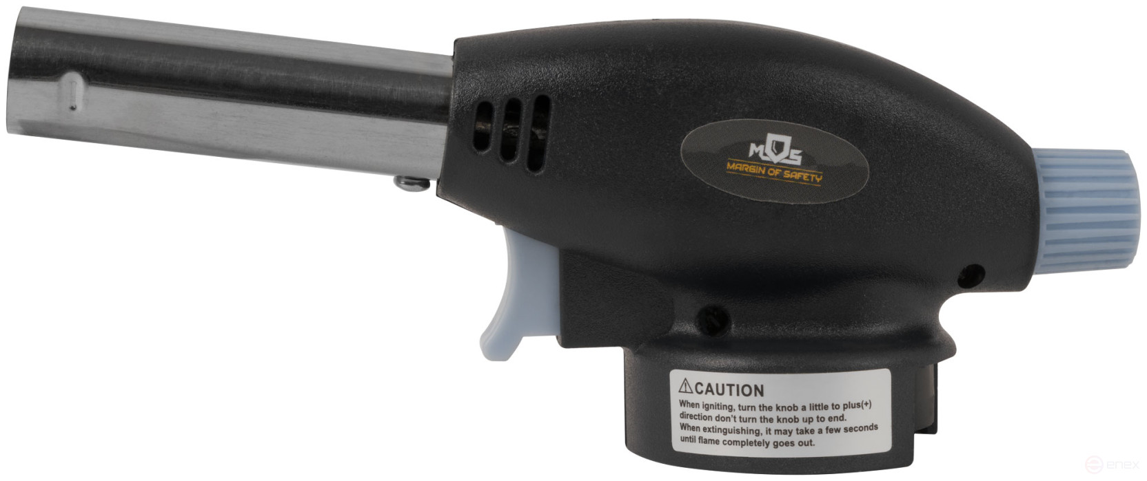 Gas burner with piezo ignition