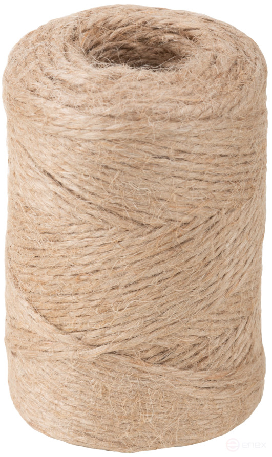 Шпагат джутовый, 2-ниточный, 1120 текс, 100 м