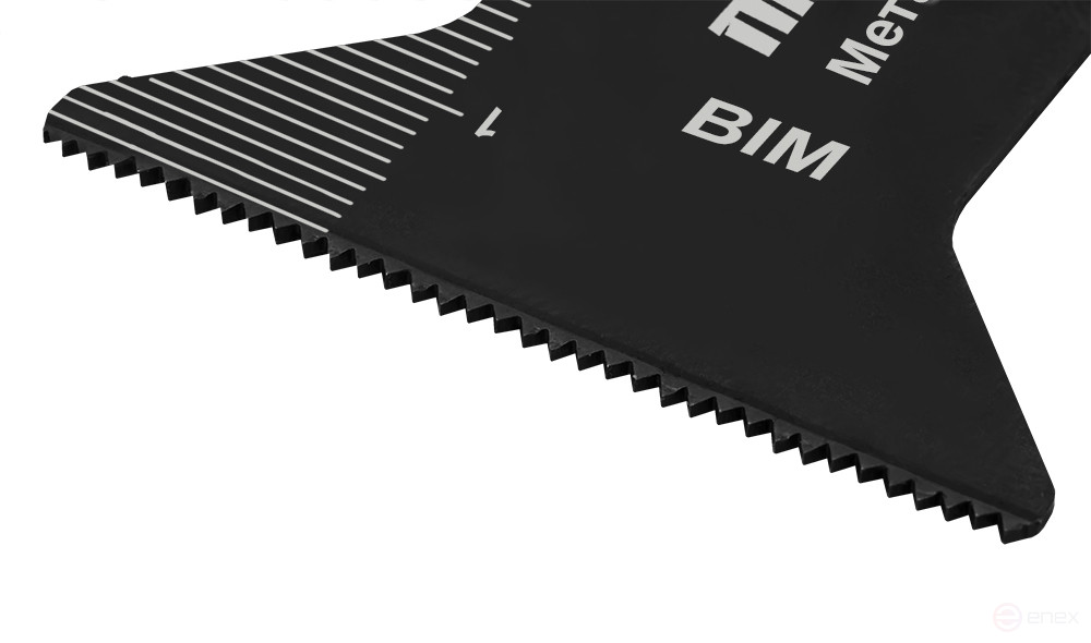 Насадка для МФИ ПРАКТИКА режущая Т-образная, BiM, по металлу и пластику, 44 мм, мелкий зуб (240-263)