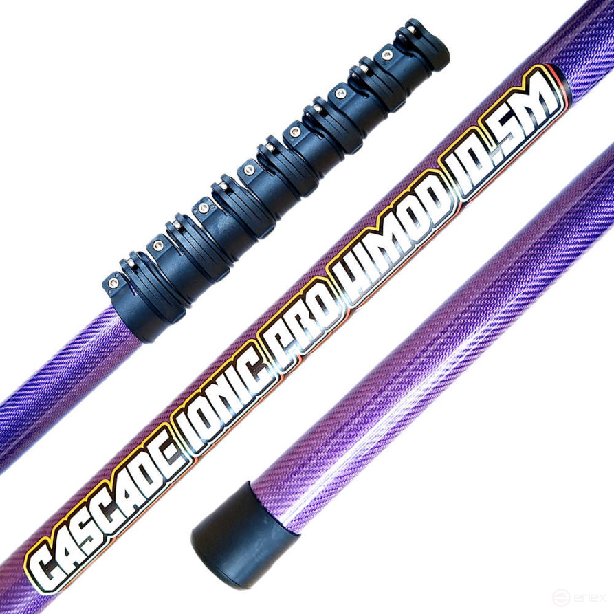 Telescopic carbon fiber rod Cascade ionic pro HiMod 10.5m Ametist