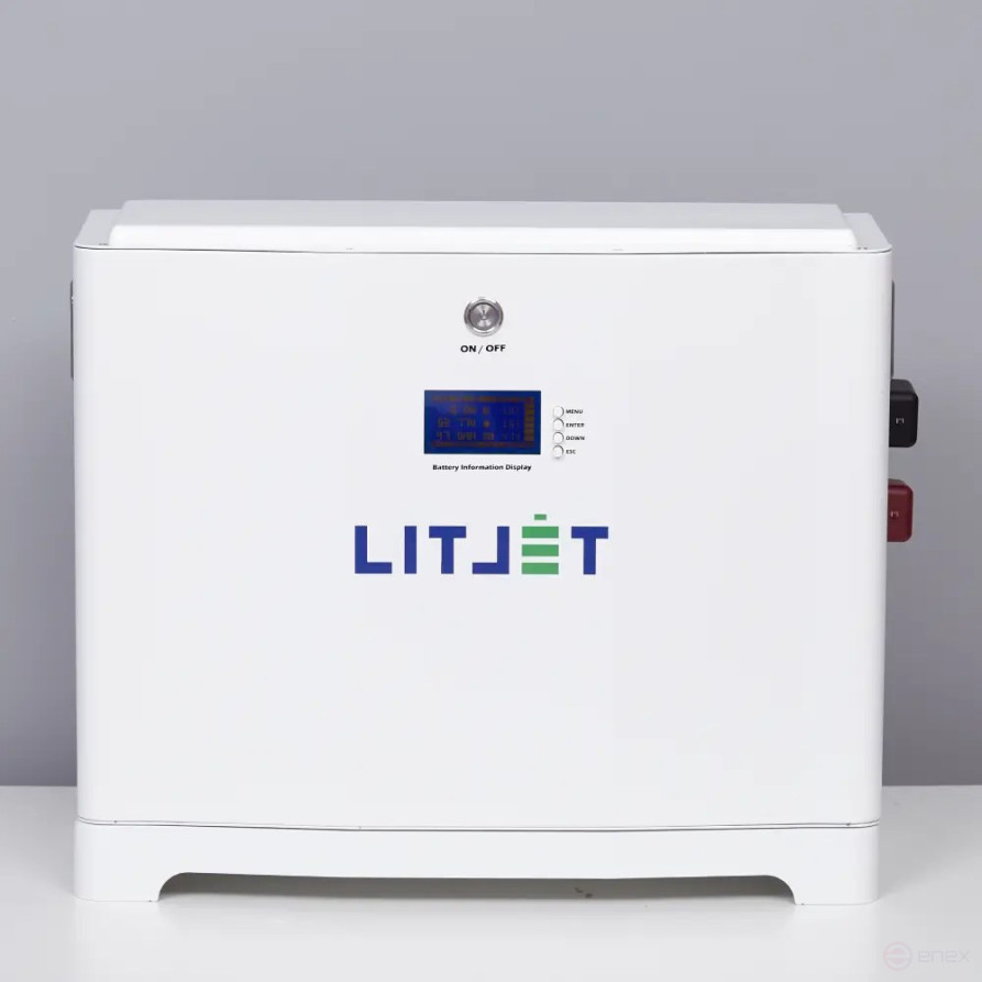 Lithium traction battery LITJET SMART LiFePO4 (powerwall) 51.2V 100Ah 5kWh