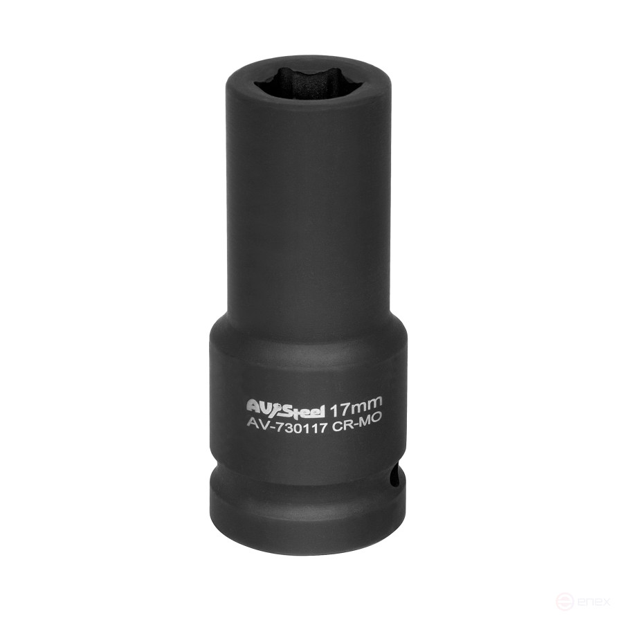 Головка ударная 3/4" шестигранная удлиненная 17мм