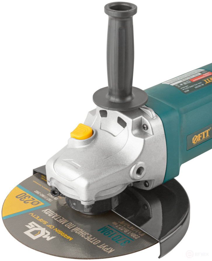 Angle grinder 2500 W; 6500 rpm; KlK 230 mm; 7.1 kg; arm.rotor; used brushes; cut.tilt; float.start-up; cor.