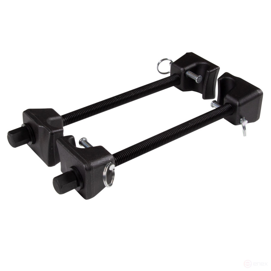 Shock absorber spring coupling, 300 mm, with clamps, single hook, 2 pieces MASTER 100-05301