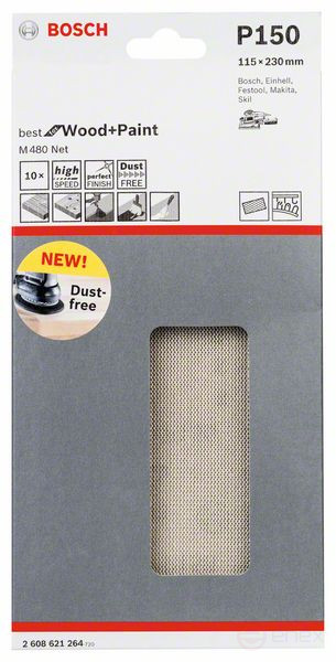 Шлифлист 115 x 230 mm, 150, 2608621264