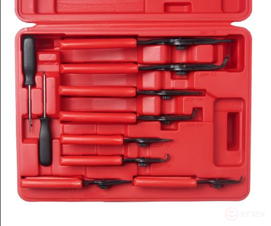 Съемник колец стопорных 10 предметов JTC