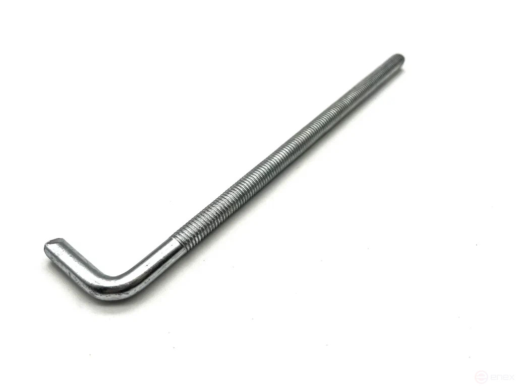 Crutch screw with metric thread 8x260 mm OTS-galvanized (pack of 150 pcs) The World of Clamps, pcs