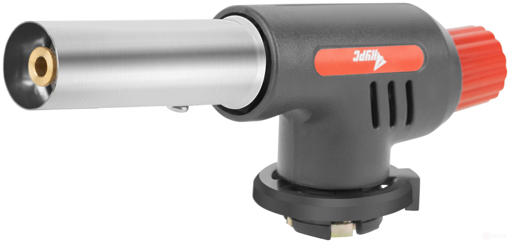 Gas burner with piezo ignition