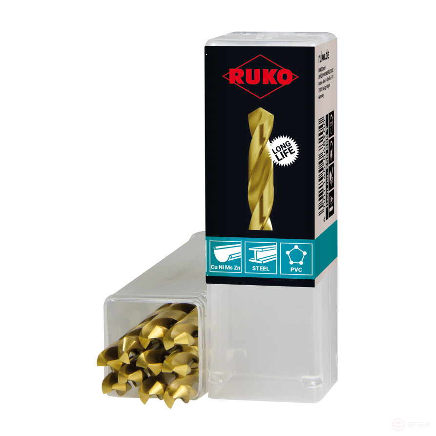 Сверло спиральное HSS-G N Ø 3,8 TiN, L-75 мм