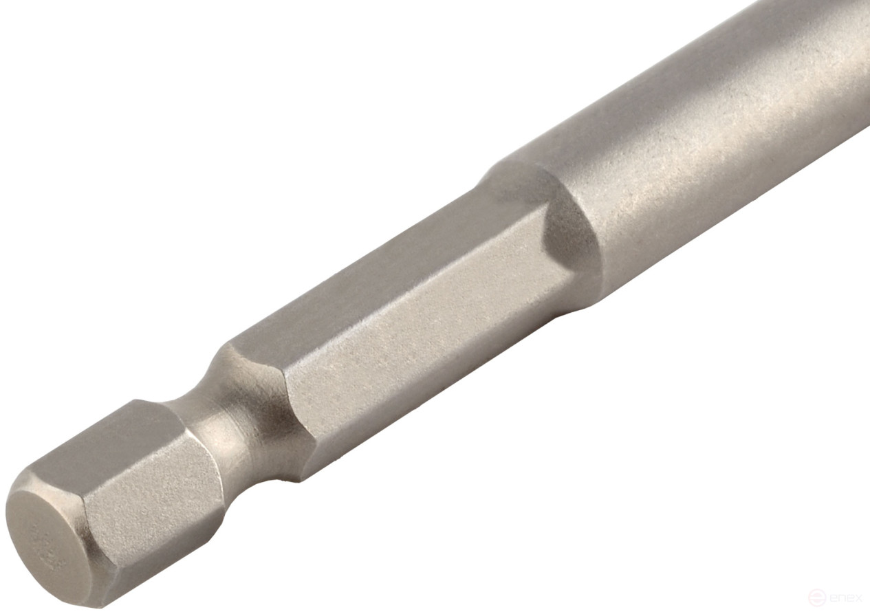 Adapter holder for heads and inserts rocking (1/4"<-->HEX1/4", L=65mm) Avtodor 44811