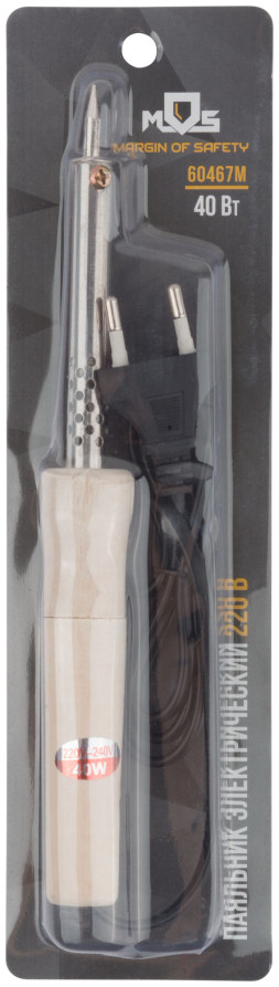 Паяльник деревянная ручка 40 Вт