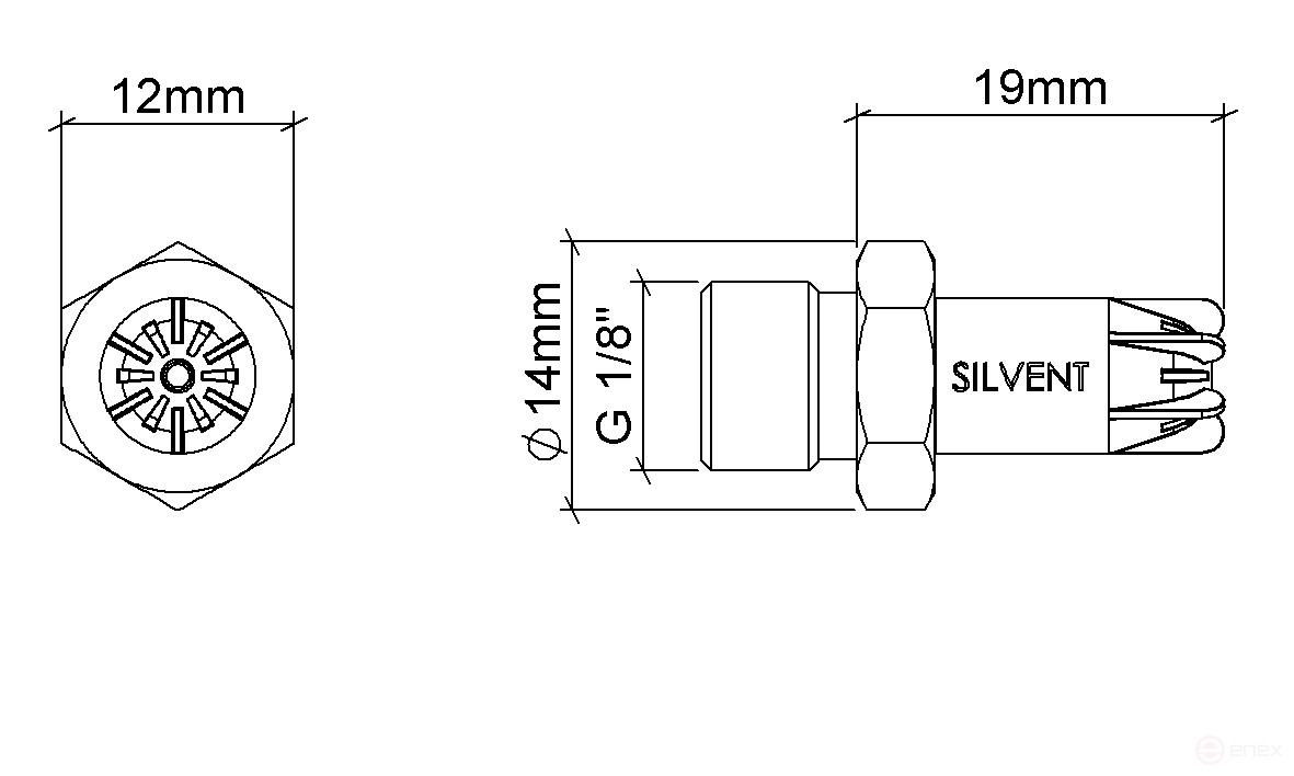 Silvent 1011 air nozzle