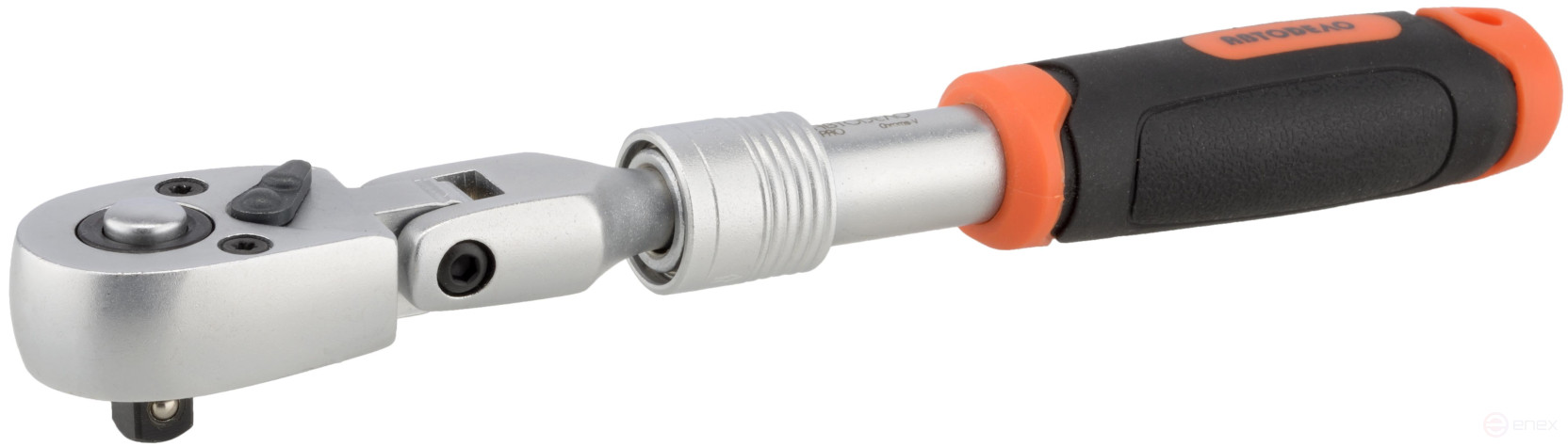 Трещотка 1/4"DR (телескопическая; шарнирная; 72 зубца; 5град) АвтоDело PRO (39597)