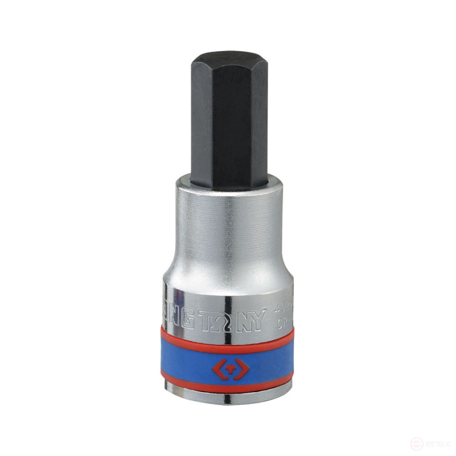 Насадка (бита) торцевая 1/2", Hex, 12 мм, L = 60 мм KING TONY 402512