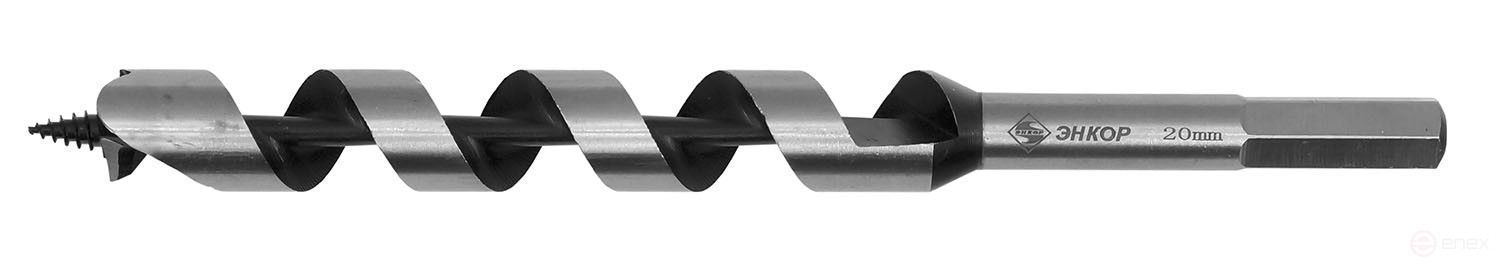 Drill bit for wood 20X230 mm, screw