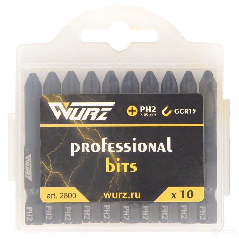 Бита магнитная PH2 х 50мм 10шт.