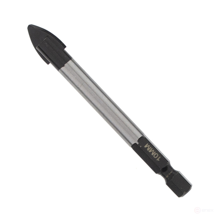 Сверло по кафелю и стеклу 10 мм, HEX, Чеглок (500/1000)