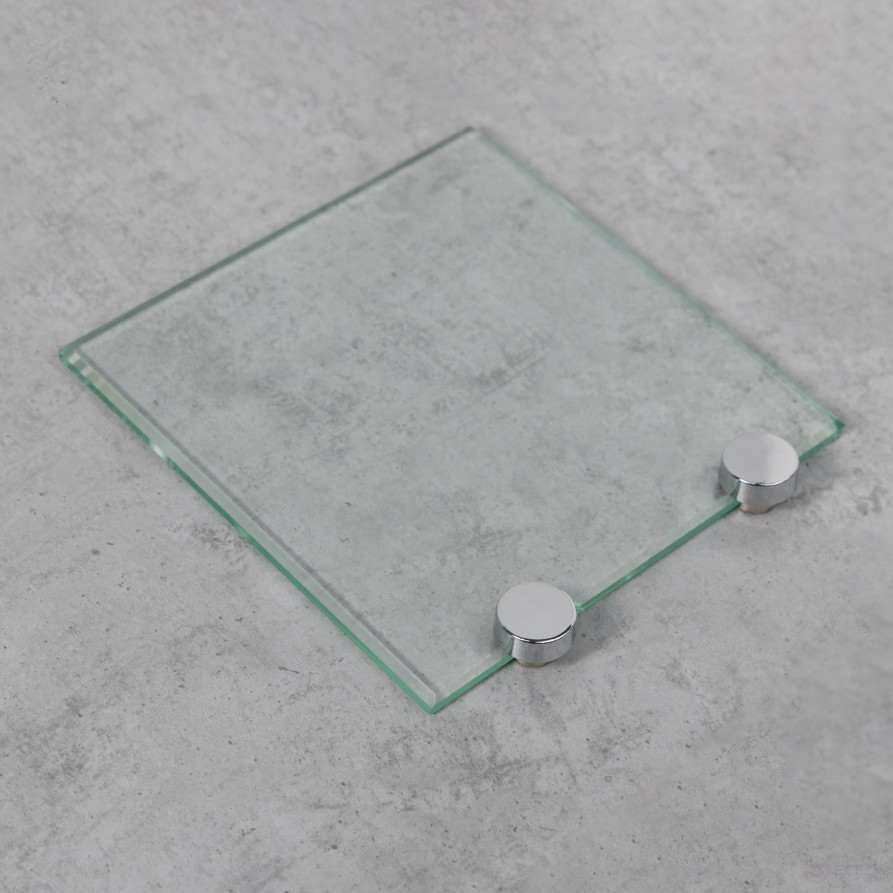 Полкодержатель для стекла мет. АК045 хром AKS