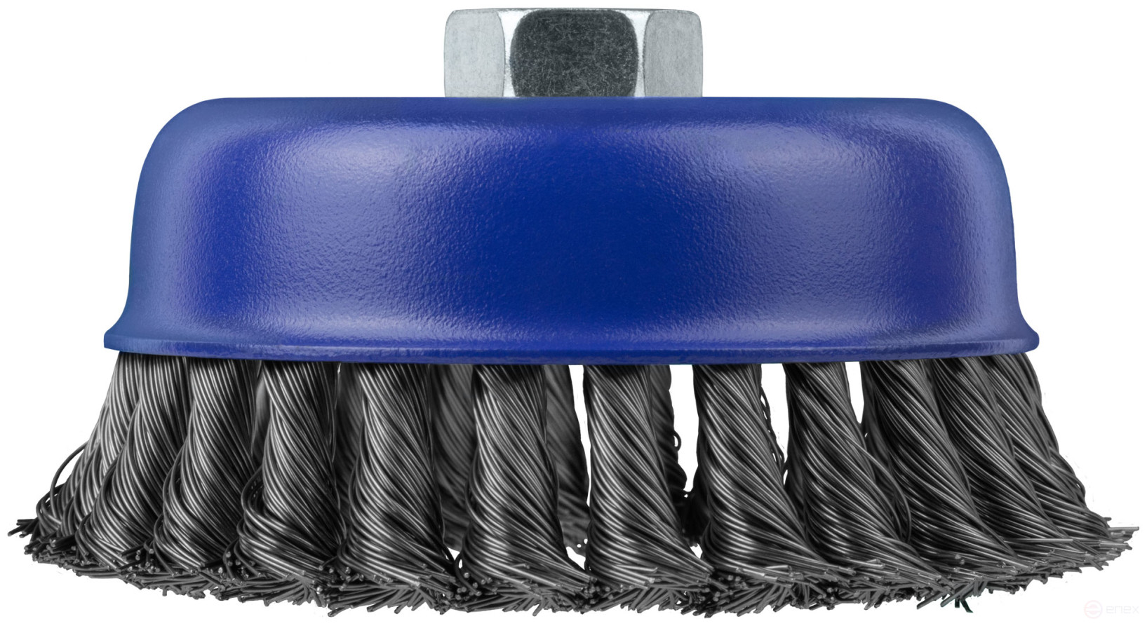 Щетка для УШМ, М14, тип "Чашка", крученая витая проволока 0,5 мм, 125 мм, блистер, CUTOP Profi