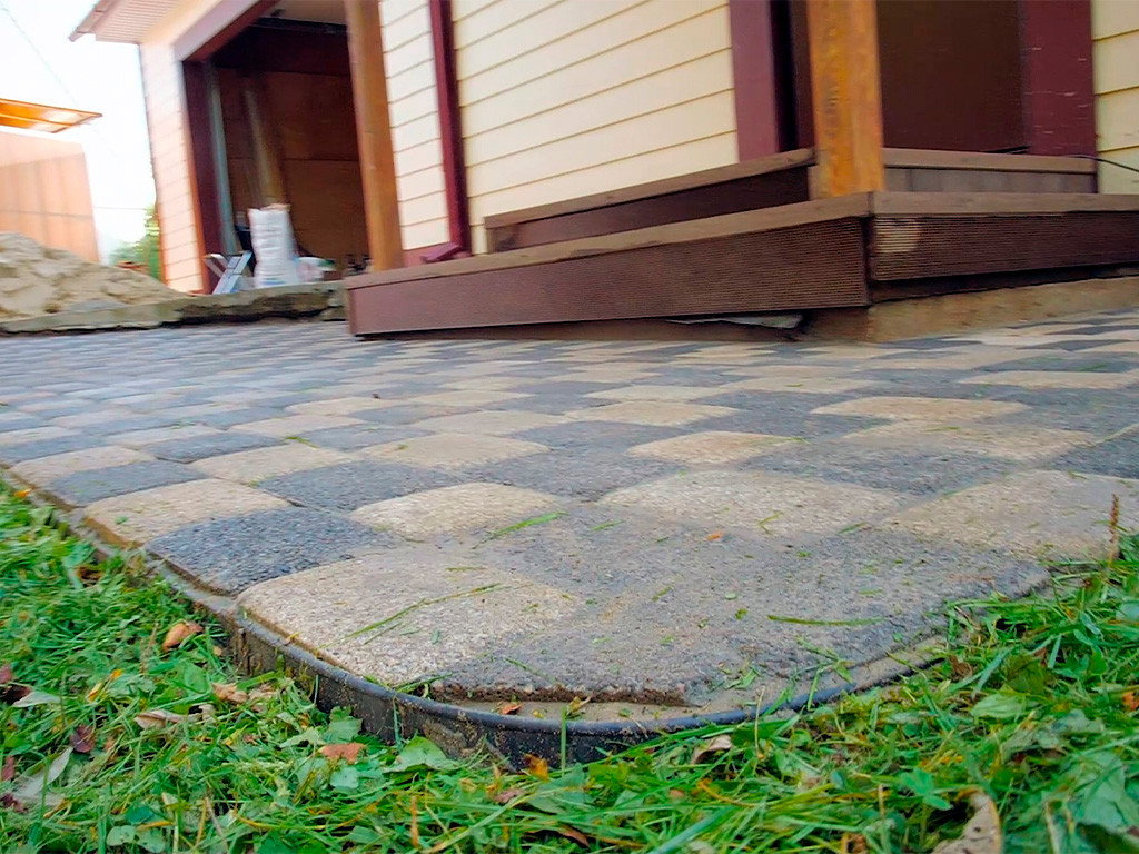 Garden STAFF reinforced curb length 3 meters height 45 mm 1 piece