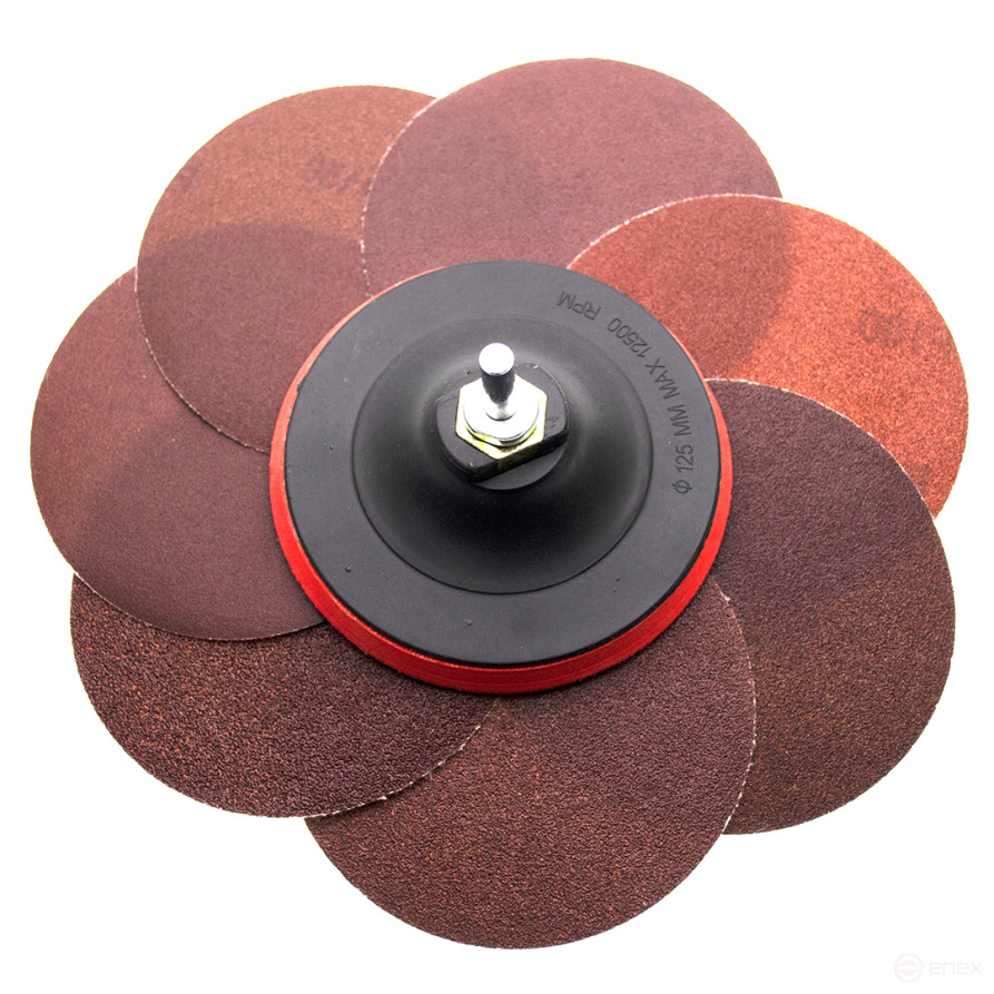 Тарелка опорная (Насадка на УШМ), 125мм, с перех., толстая, Чеглок (200)