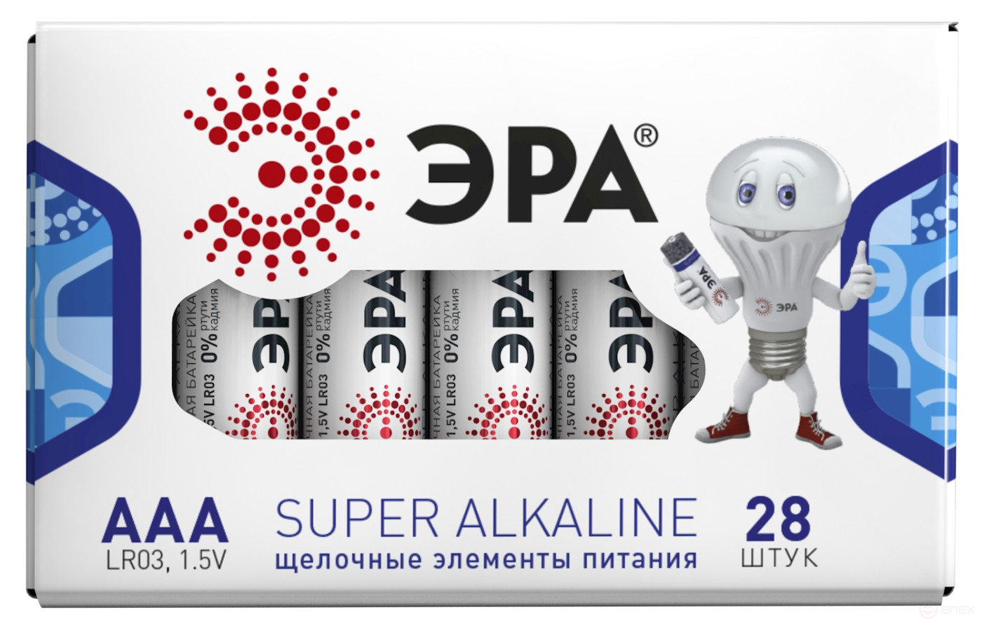 Батарейки ЭРА LR03-28 box SUPER Alkaline