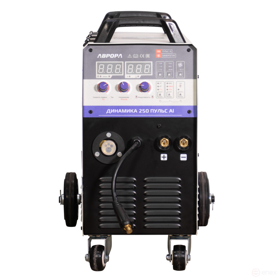 Inverter semi-automatic welding machine AURORA Dynamics 250 PULSE Al + NAKS certificate