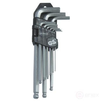 Набор шестигранников Г-образных Арсенал HШ-10